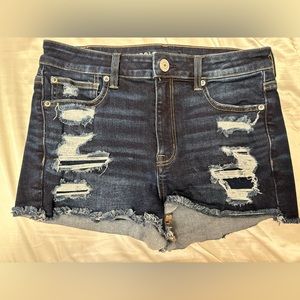 American Eagle Hi-Rise Shortie Jean shorts